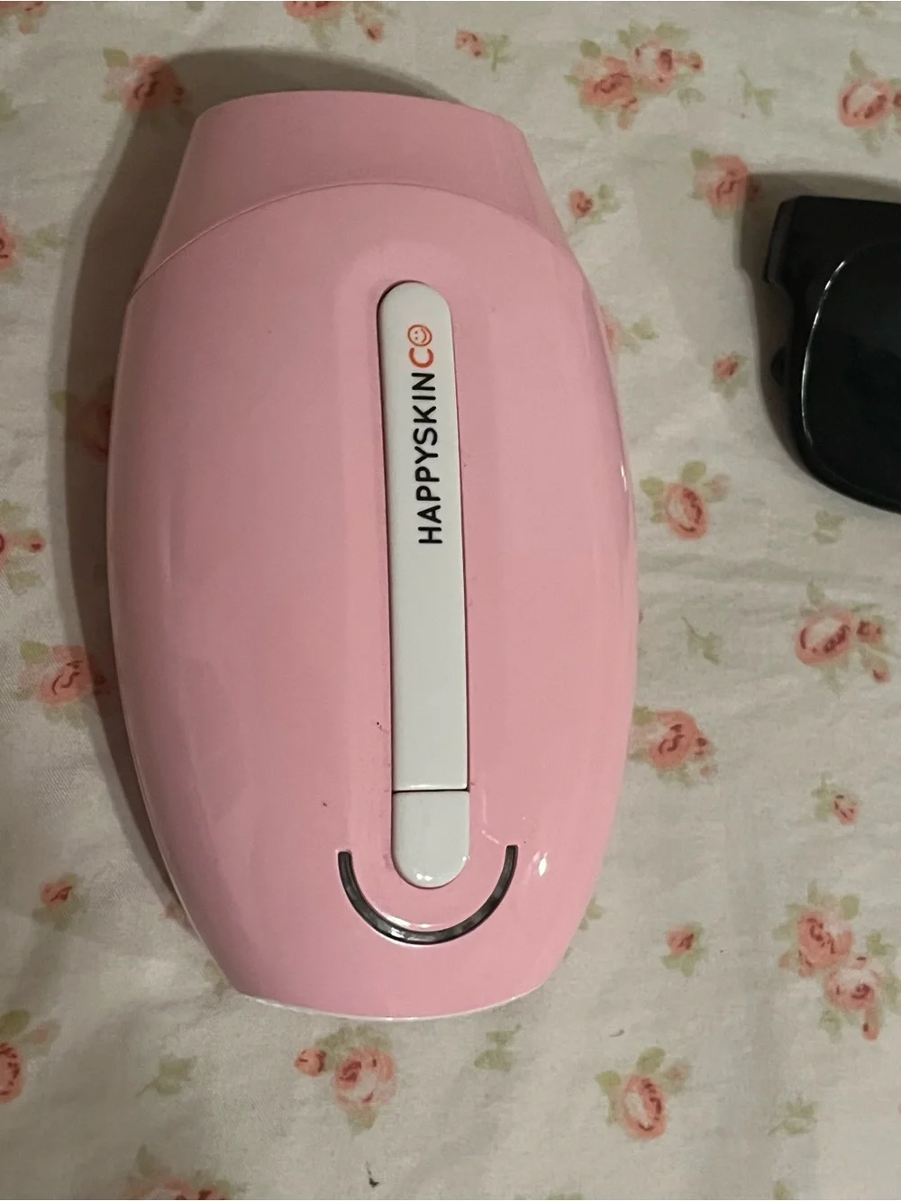 Pink IPL Hair Removal Device with Black Safety Glasses